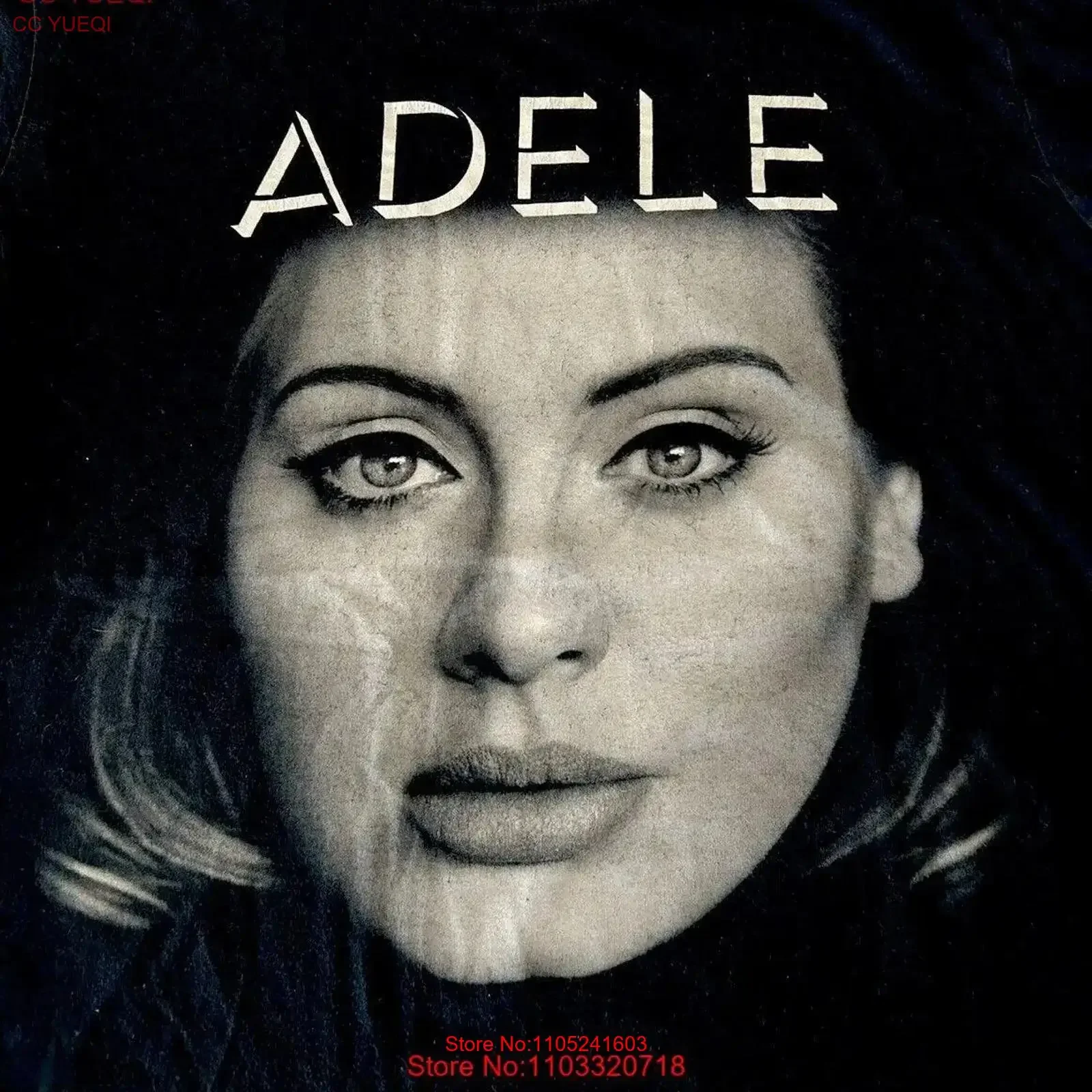 

Adele Live 2016 Tour T Shirt L Pop Music vintage Washed Soft homme Unisex Top For Everyday Wear graphic Casual streetwear