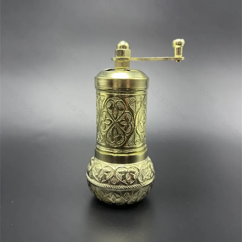 Retro Coffee Grinder, Spice Grinder, Copper Alloy Manual Bean Grinder, Portable Hand Grinder