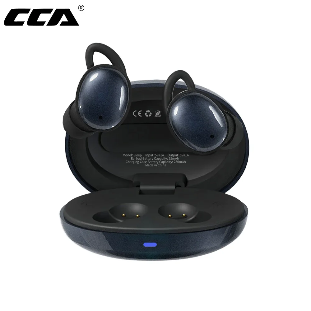 

CCA Ultra-thin Sleep Headphones 5.4 Wireless Bluetooth Headset Invisible Earbuds Hidden In Ear Music Game Sports Earphones