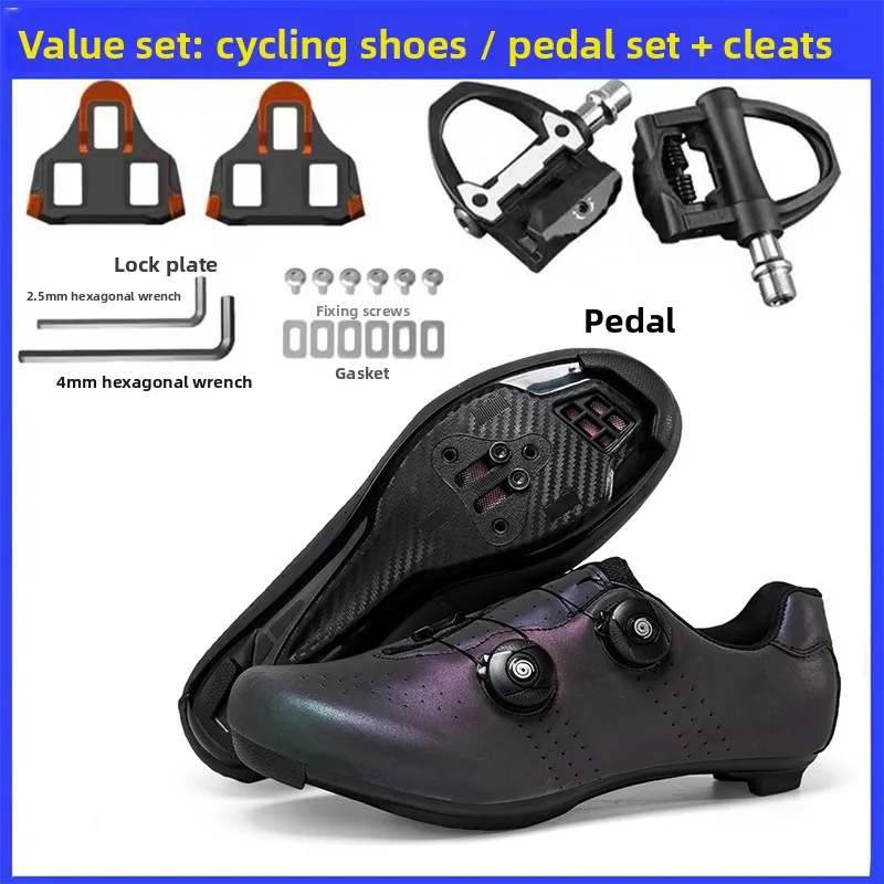 MTB-Radschuhe für Herren, Cleats-Schuhe, Flachpedal-Fahrradschuhe, Speed-Cycling-Sneaker, Mountainbike-Schuhe, SPD-Rennschuhe – Detail 18