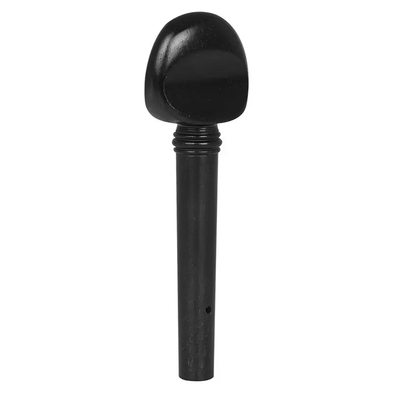A51Q-For 4/4 Fiddle Violin Parts 4 Pcs Violin Tuning Pegs Tuners Ebony String Instrument Accessories Black