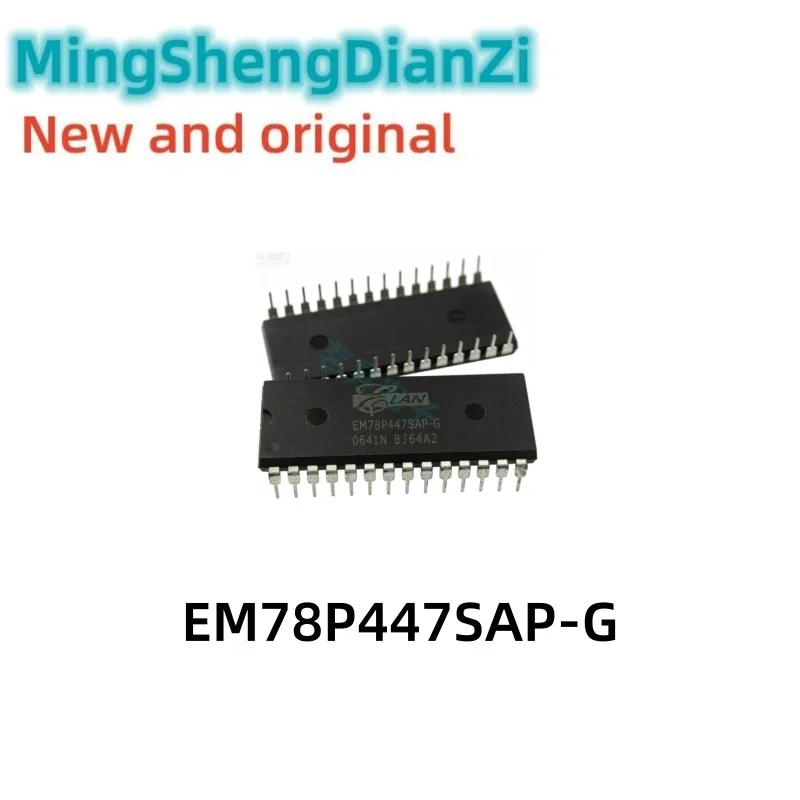 1PCS EM78P447SAP-G DIP-28 Brand New Original