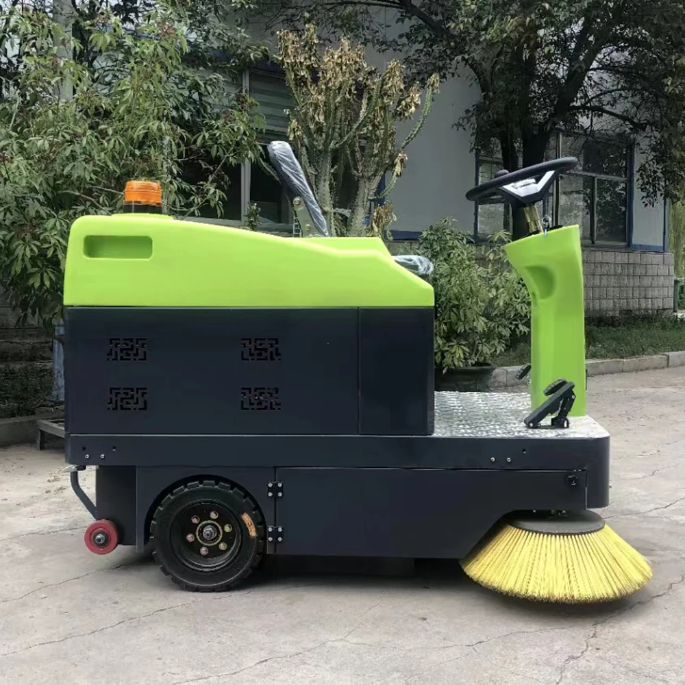 Ride on Driving Street Sweeper Road Cleaning Machine Electric Floor Sweeper Industrial OEM