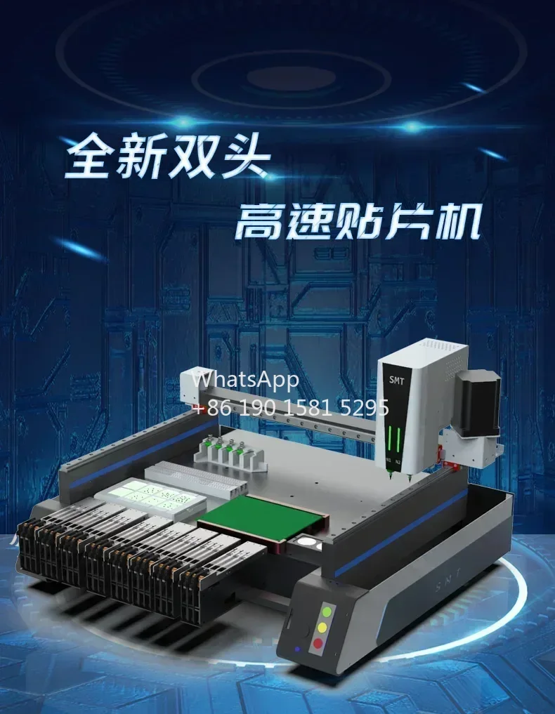 Small desktop placement machine OPENPNP automatic dual vision research and development PCB proofing, Feida equipment customizati