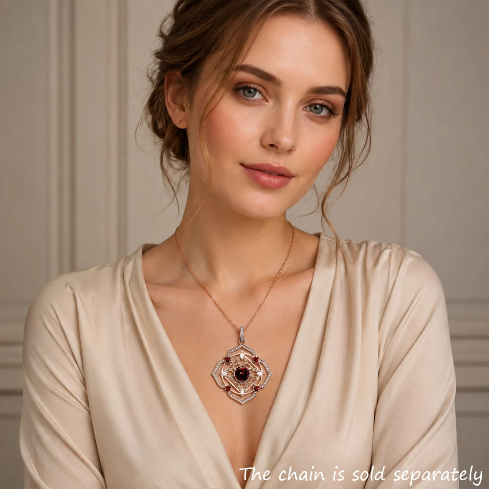 Anhänger WURZEL CHAKRA Marke Neue Vintage Mode 925 Sterling Silber Schmuck Europa Zubehör Geschenk Für Frauen Mädchen – Detail 2
