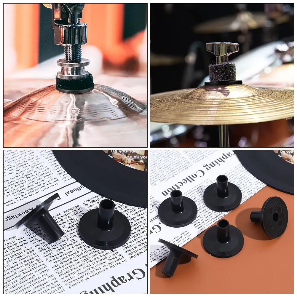 

15Pcs Drum Cymbal Stand Sleeves Replacement Kit Professional Plastic Accessories Stable Mount Percussion Parts Supplies