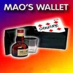 Mao's Wallet Mao'S Wonderful Wallet Mentalism Stage Magic Props Illusion Close-up Street Magic Tricks Joke Magie Magia