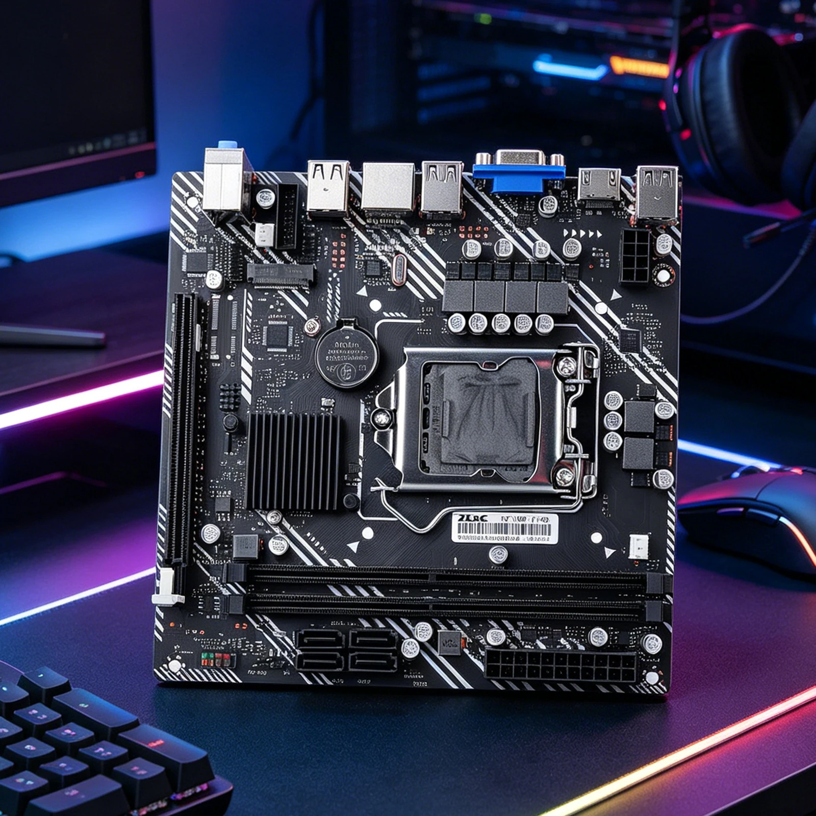 H311 Chipset ITX Motherboard DDR4 + M.2 NVME Upgrade Compatible with LGA 1155 Intel CPUs Small Form Factor PC Motherboard