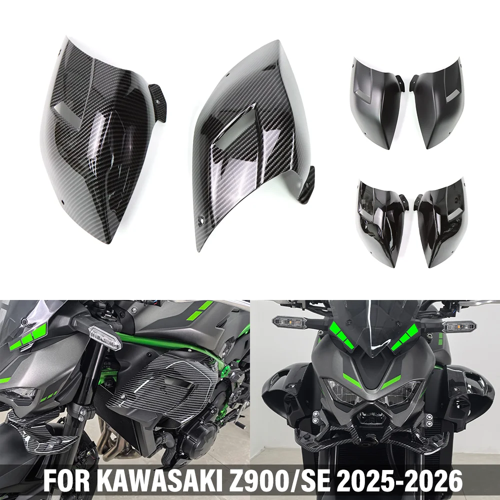 

Radiator Side Cowl FOR KAWASAKI Z900 Z 900 SE 2025-2026 Motorcycle Extended Radiator Panel Frame Guard Fairing Water Tank Cover