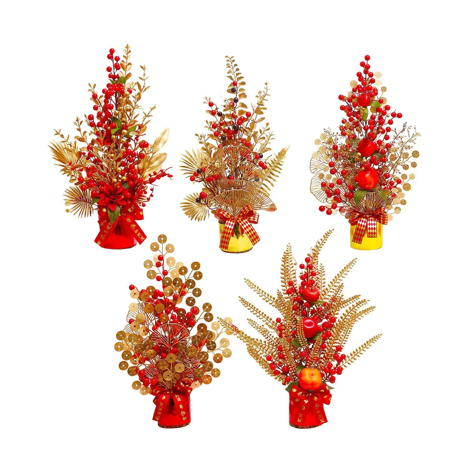 

Chinese New Year Decorations Artificial Bouquet for Cabinet Balcony Entrance