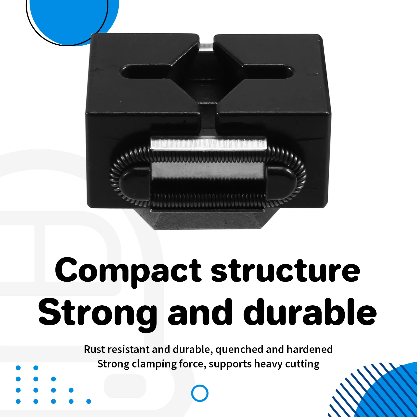 【Ship Within CNC Machine Tool Milling Tool Clamp OK Vise Clamp With Smooth Side Clamps Support Heavy Cutting And Finishing