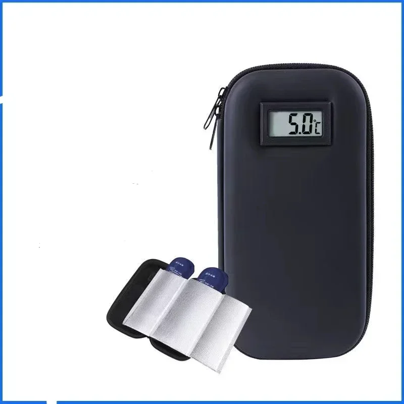 Diabetic People Portable Insulin Refrigerator Box Travel Outdoor Small Refrigerated Drug Insulation Bag &