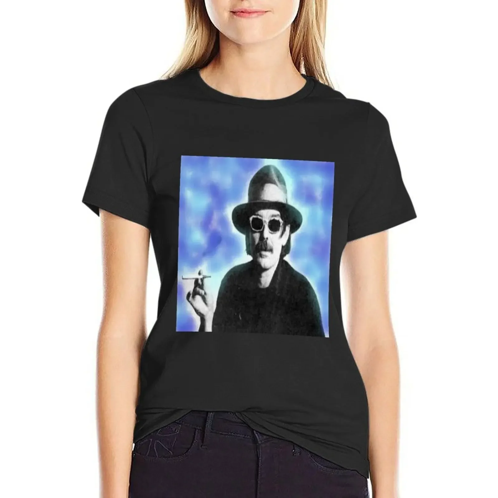 

Beefheart Blues T-Shirt hippie clothes sweat oversized blanks cat shirts for Women