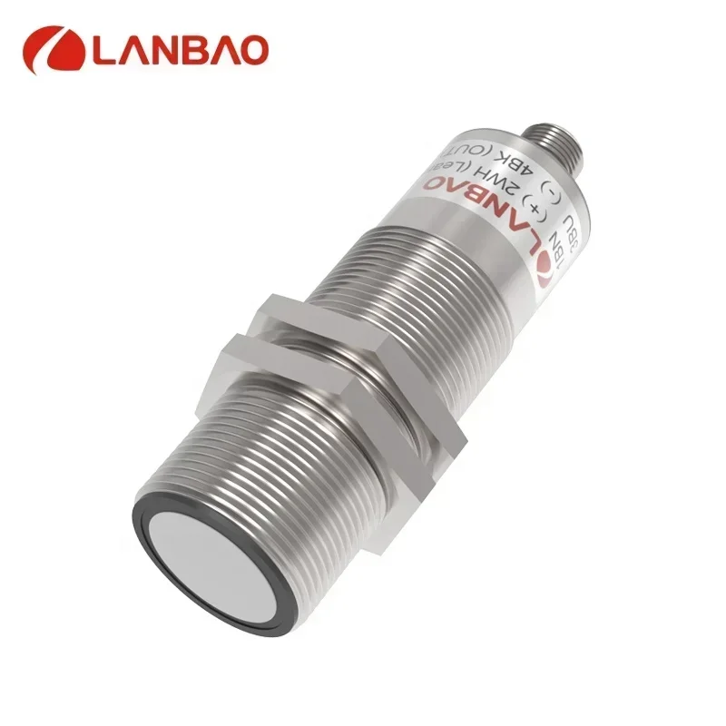 LANBAO 15-30VDC Analog output 0-5v Sensing distance 180-2000MM Ultrasonic Sensor Working voltage
