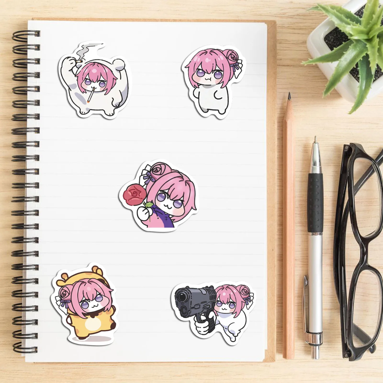 70 قطعة ملصقات دورو ميمي المضحكة نيكي دورو دمية آلهة النصر لتقوم بها بنفسك الأمتعة دفتر المتكلم سكيت ملصقات مقاومة للماء