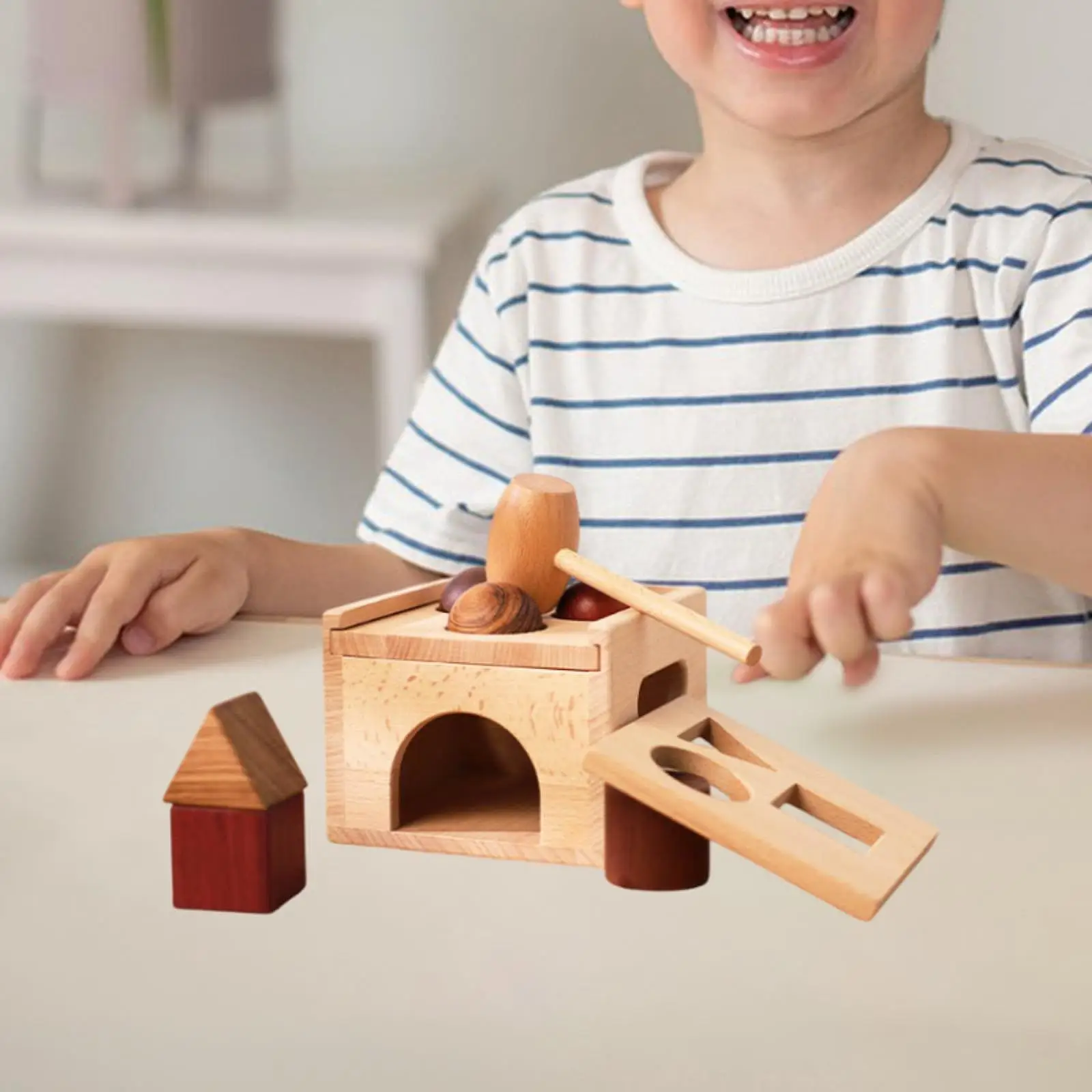 Pounding Toys Hammering Kids Playset Fine Motor Skills Toys Montessori Toys for Toddlers Kids Girls Boys Children Birthday Gift