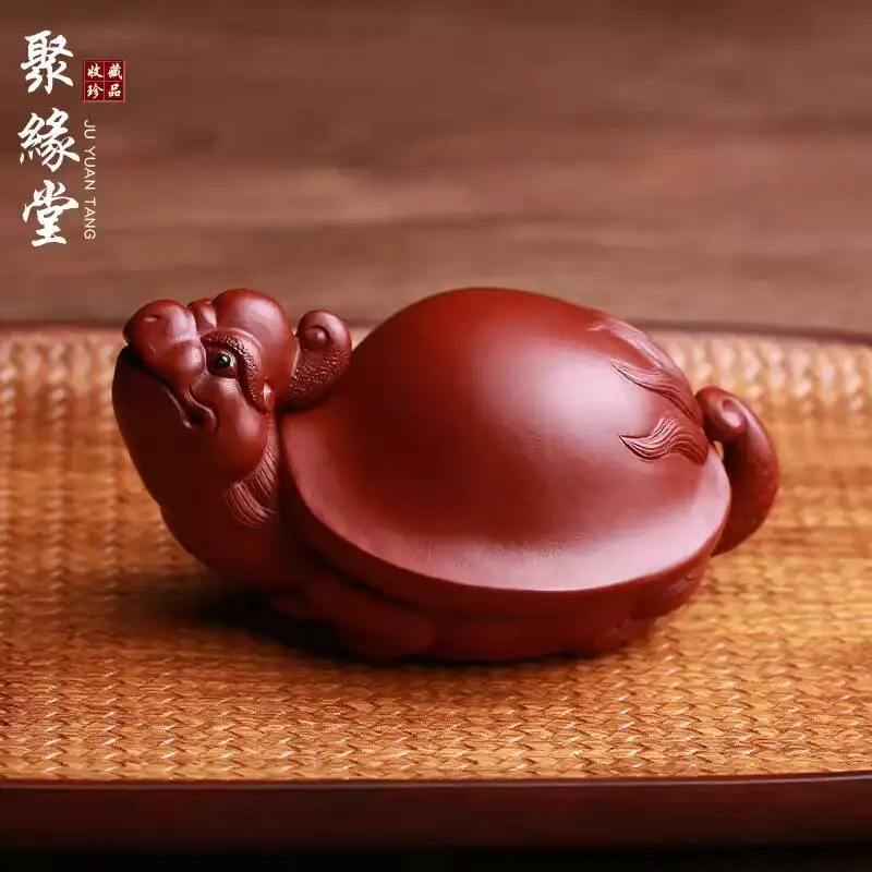 Yixing Purple Clay Pet Ornaments Are Exquisite And Can Be Used To Raise A Fortune-Attracting Dragon Turtle, Purely Handmade