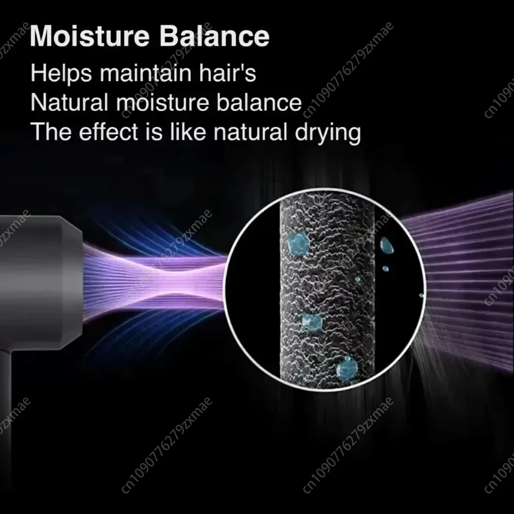 المهنية مجفف الشعر بلا أوراق الأيونات السالبة العناية بالشعر التجفيف السريع مجفف للنفخ قوي ثابت 200 مليون أدوات التصميم