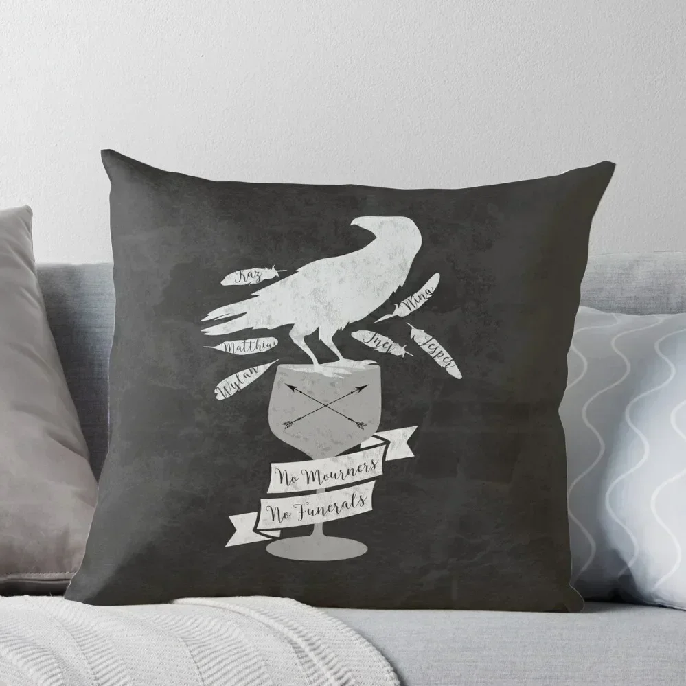 

No Mourners, No Funerals - Six Of Crows Throw Pillow Pillowcases For Pillows home decor items Custom Cushion Photo pillow