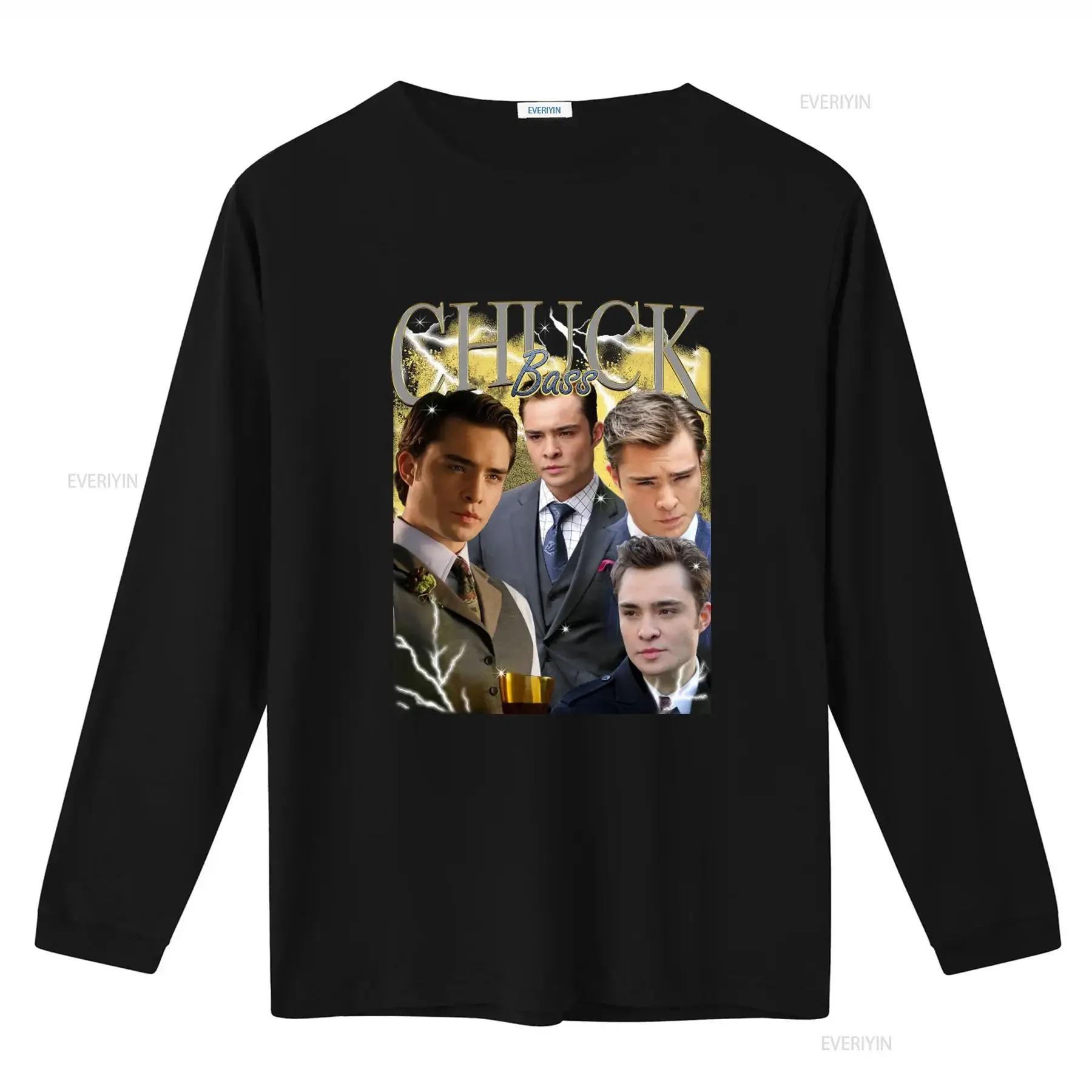 Chuck Bass Vintage Actor Inspired 90s Throwback Classic Retro T Shirt vintage Washed Stylish fashion Versatile Comfortable