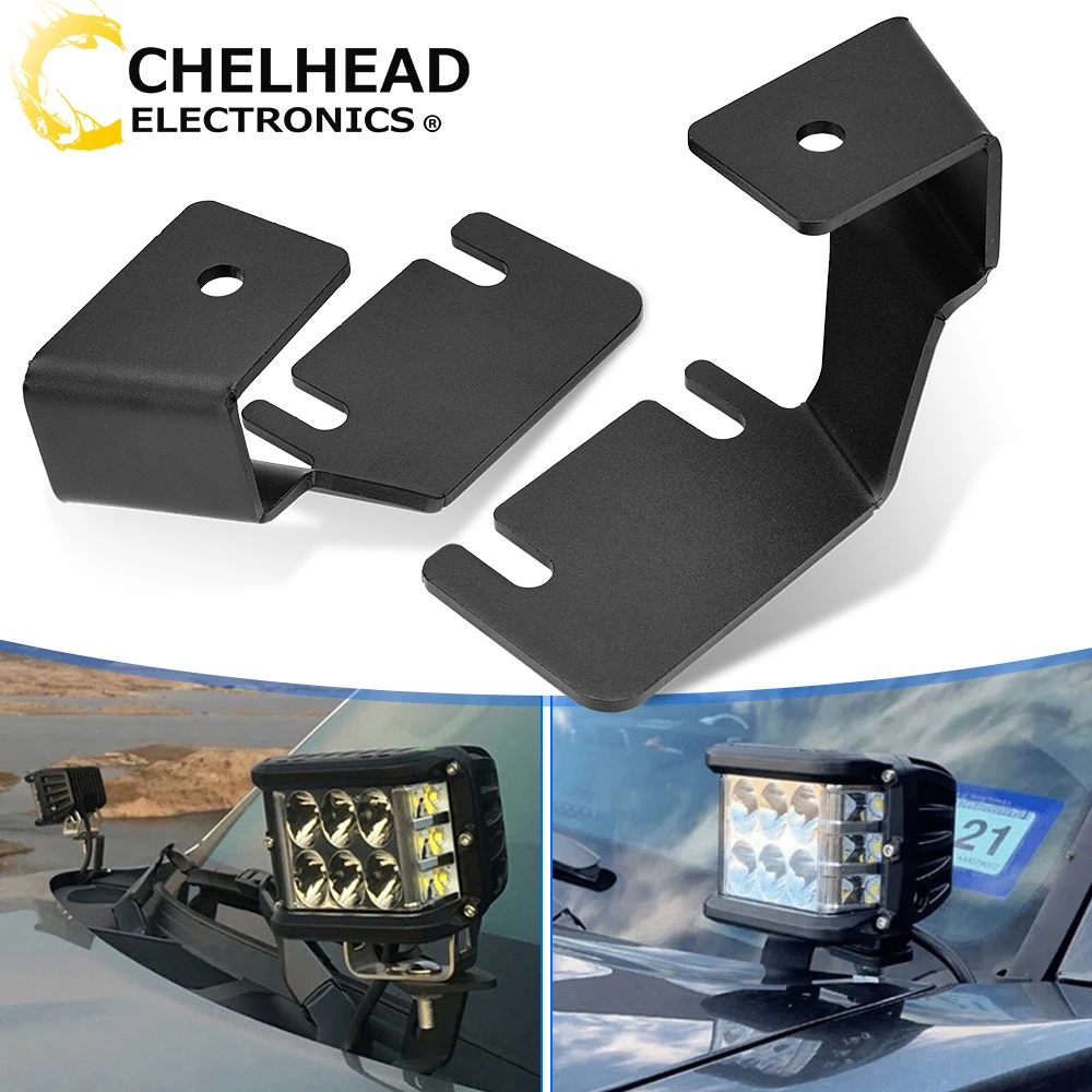 

A-Pillar Led Ditch Pods Work Lights Mount Bracket For Toyota Hilux 2014 2015 2016 2017 2018 2019 2020 2021 2022 2023 2024 2025
