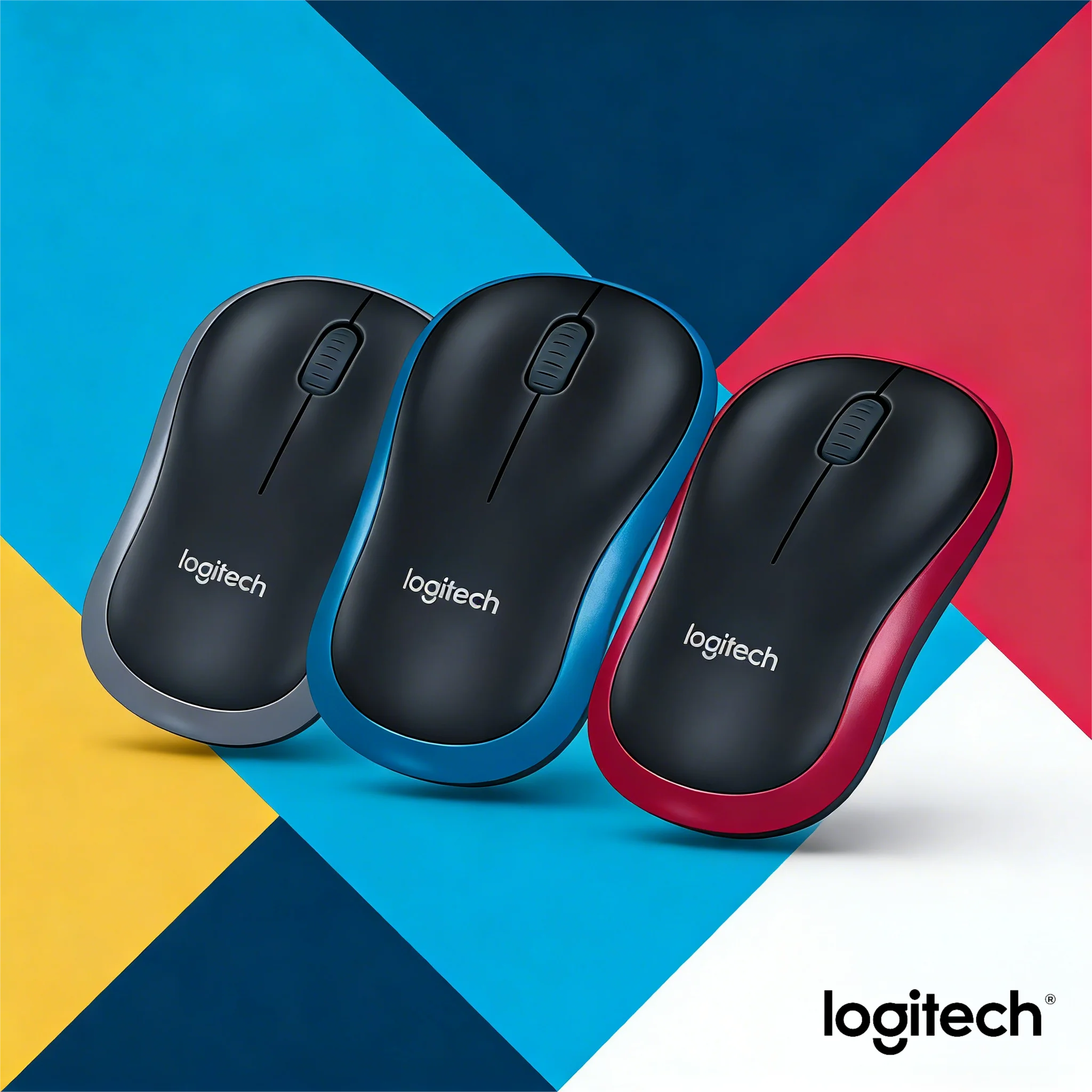 

Беспроводная мышь M185, готовая к работе и жизнью, USB Logitech, портативная, прочная для настольных компьютеров и ноутбуков