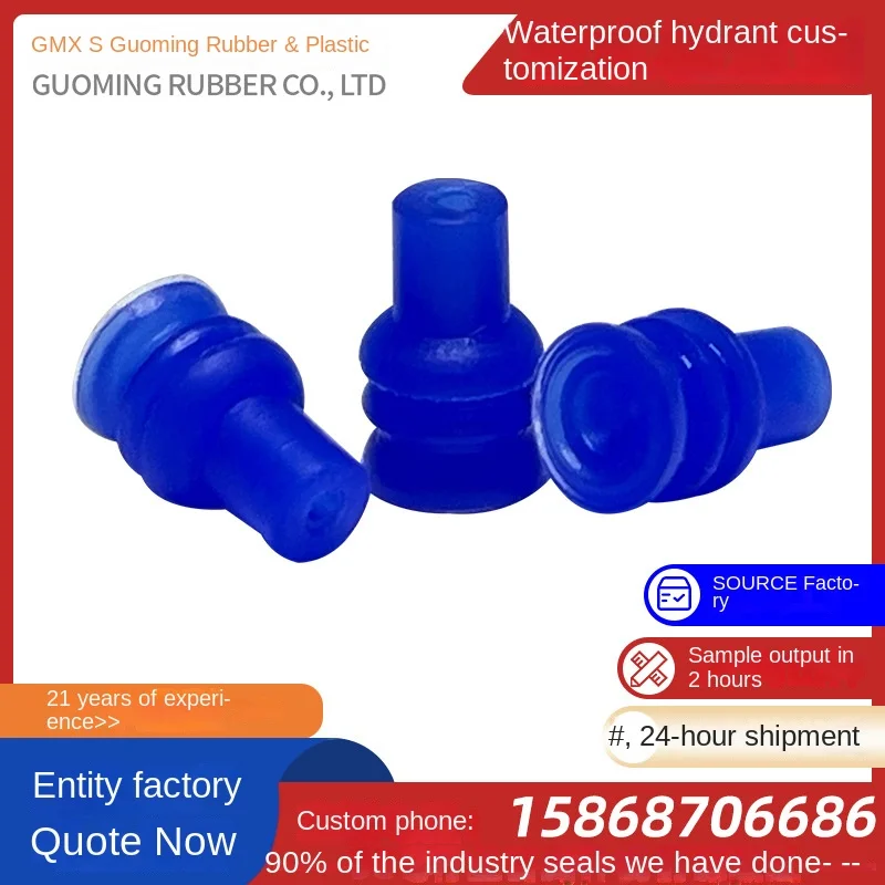 1-368889-1 Automotive Plug Blue Cable Rubber Seal Super Sealed Wire Silicone Waterproof Plug For Denso Auto Connector