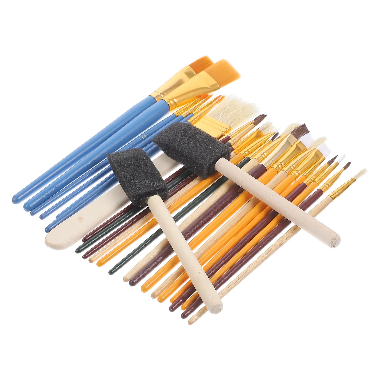 مجموعة فرش طلاء فنية مكونة من 25 قطعة ألوان مائية زيتية احترافية محمولة متعددة الوظائف مريحة ومقاومة للاهتراء للبالغين #5