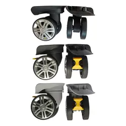 2x Replacement Luggage Wheels 360 Degree Rotation Durable Travel Suitcase Wheels