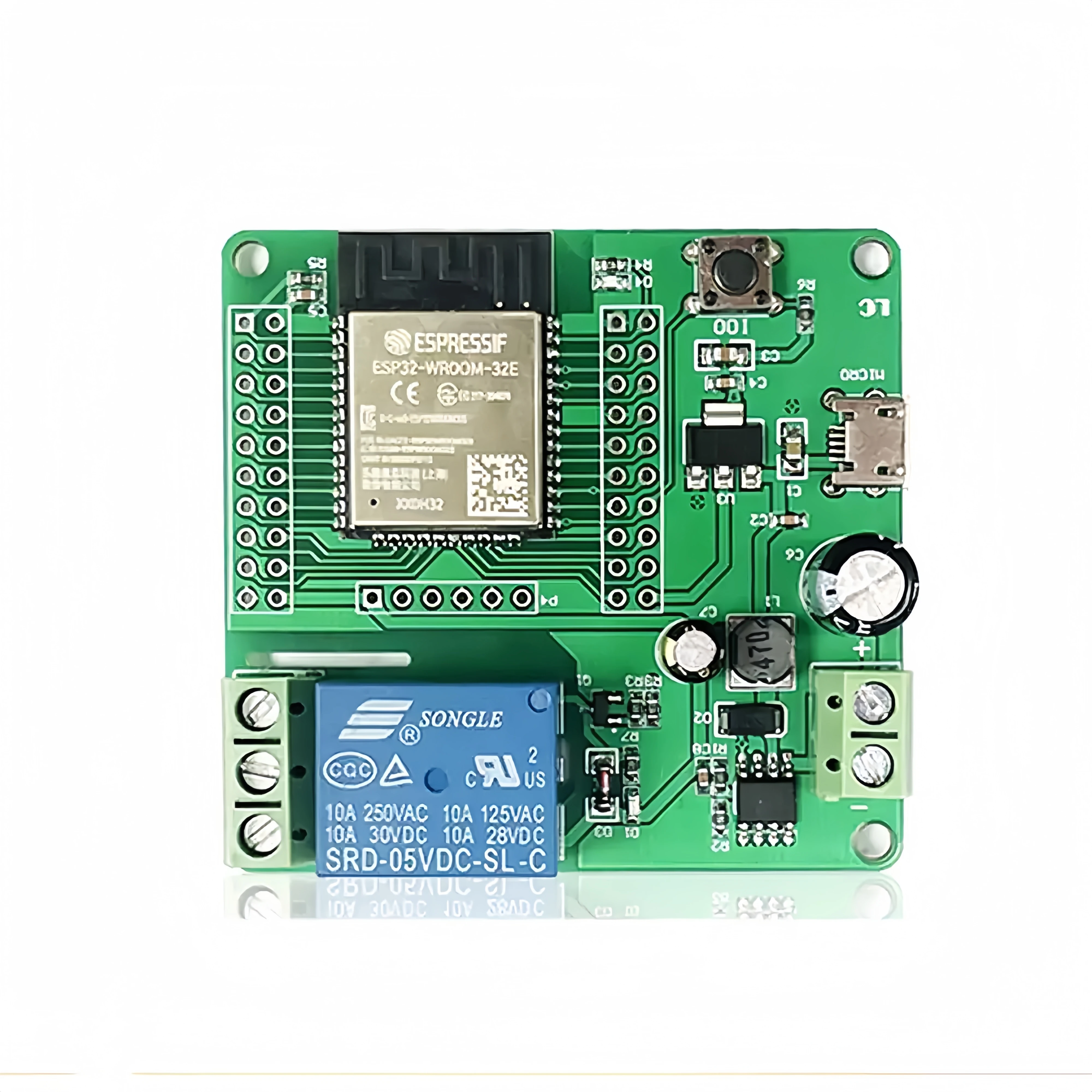 ESP32-WROOM Development Board Single Relay Module DC7-60V Suitable for ESP32 Secondary Development Smart Home Wireless Control