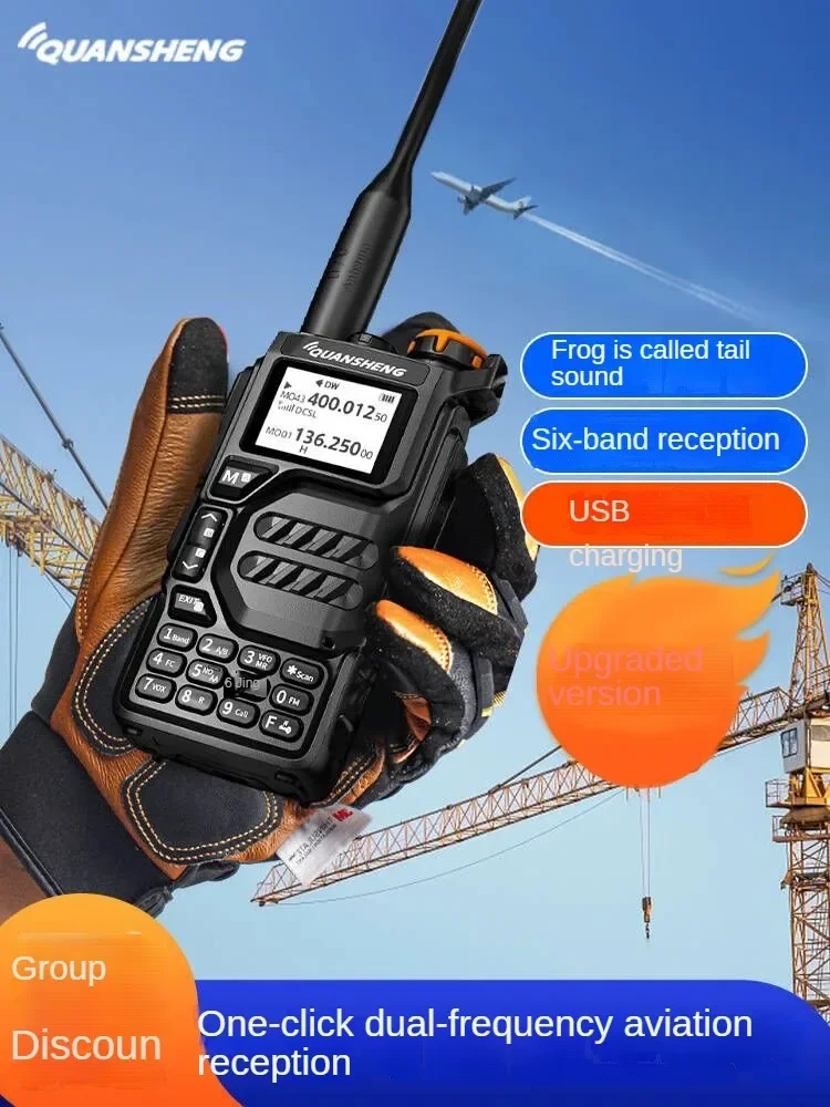 Quansheng-UV K5 Portable Walkie Talkie, Two Way Radio, Amateur Ham Radio, Two Way Radio, Wireless Set, Long Range Receiver