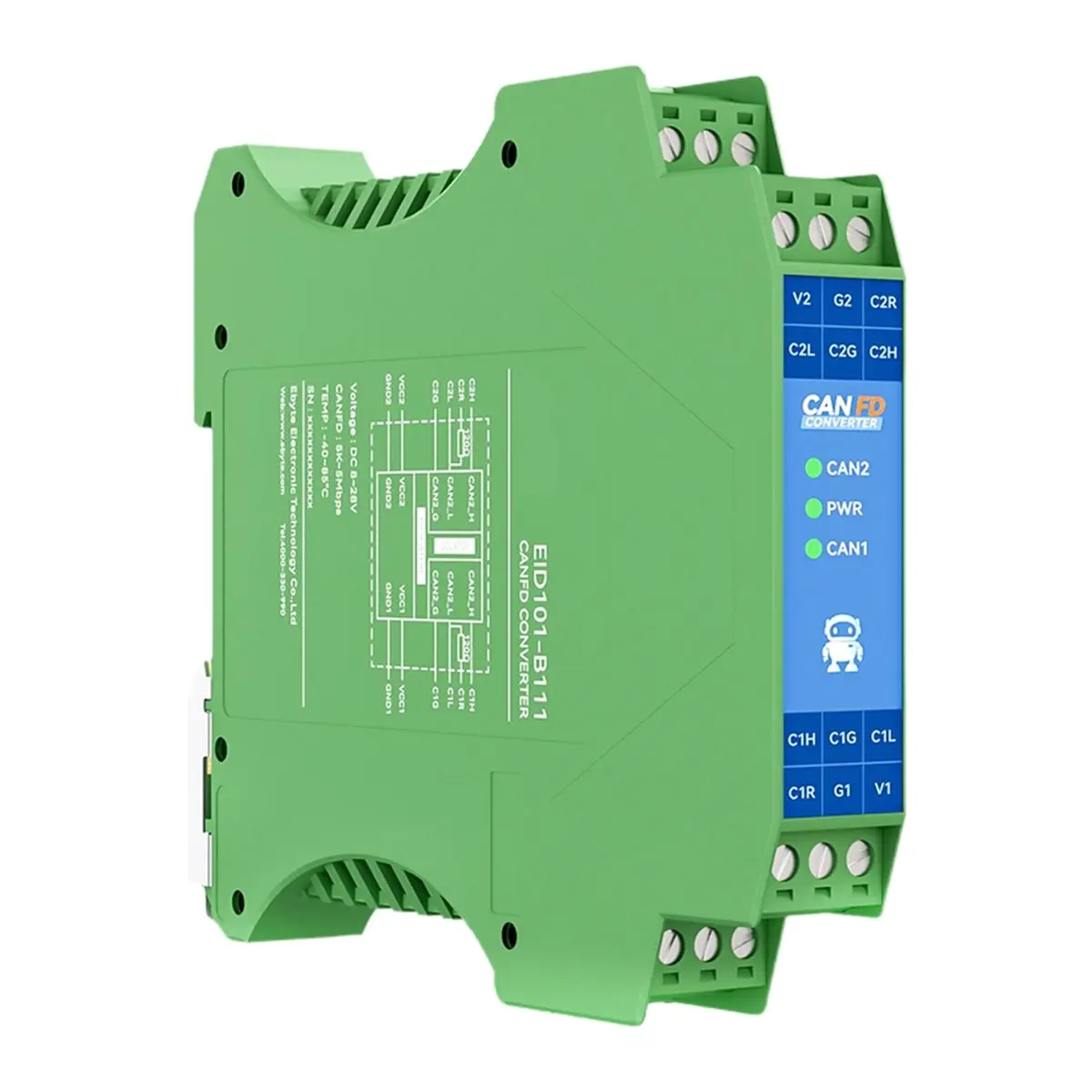 DT75BG CANFD Isolation Repeater Industrial CAN 2.0 Communication Modules 5Mbps High-Speed Communication