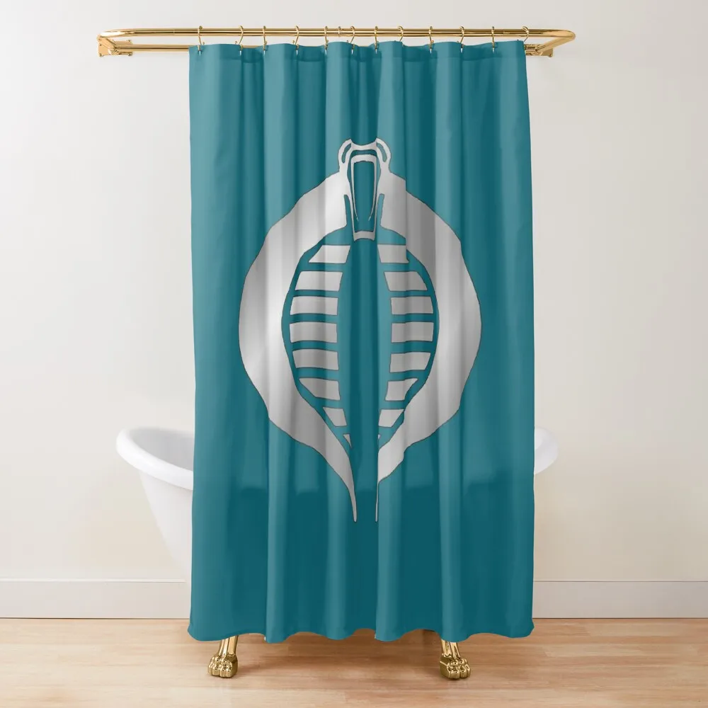 

Gi Joe Cobra Copperhead Logo Shower Curtain Luxury Bathroom Funny Shower Set For Bathroom Curtain