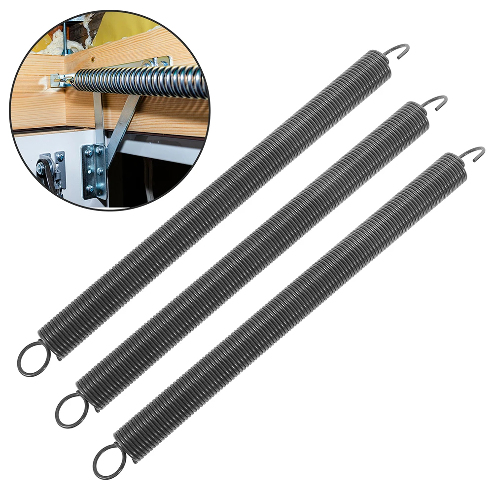 

4pcs Metal Springs For Attic Stairs Replacement Heavy Duty Parts Durable Wear-Resistant Convenient Diy Home Garage Loft