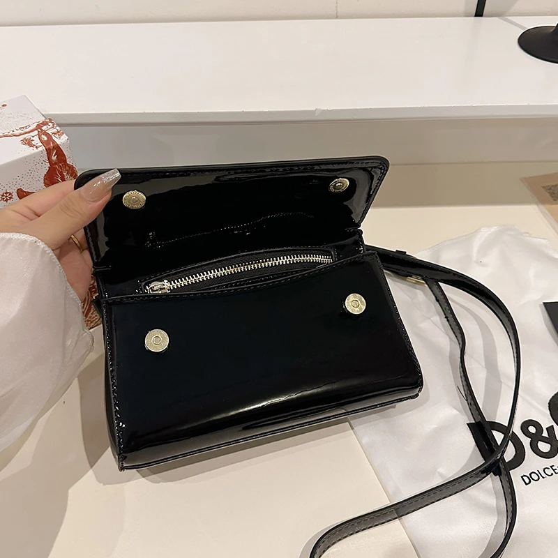 Klassiek design PU-leren damesschoudertas met ketting, dameshandtas, elegante casual crossbodytas voor op reis