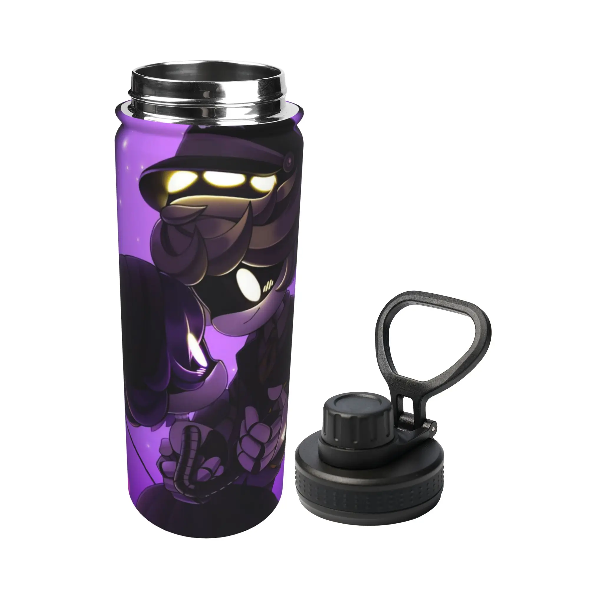 Uzi Doorman Murders Drones 18OZ Sports Insulated Kettle  Thermal Cup Vacuum Flask Smoothie Tea Mug 18OZ