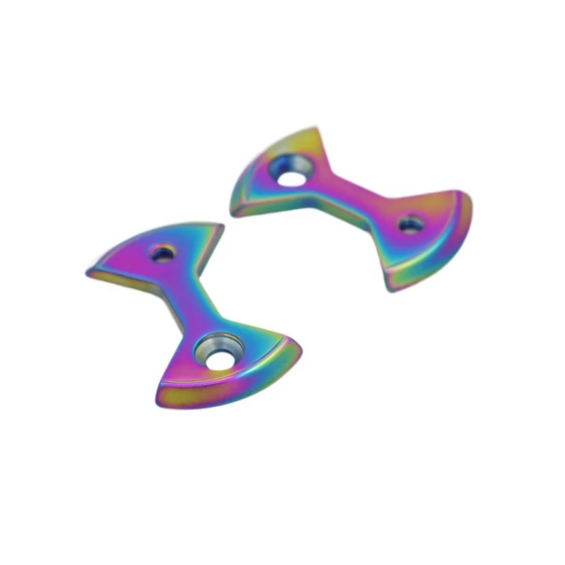 

1 Set Titanium Bike Locking Pedal Bicycle Pedal Plate Bow Tie Shape For Speedplay Zero Light Action Screws Bolt