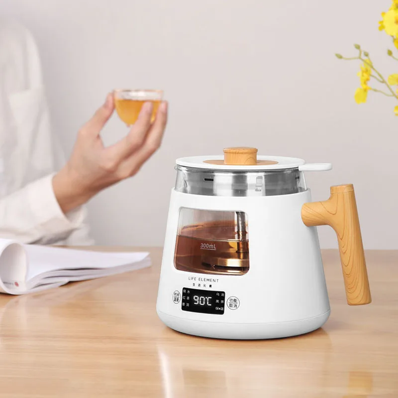 Pote de chá elétrico automático, Bule cozido, Tea Maker multifuncional com filtro, Pote de preservação da saúde, 220V, 800ml