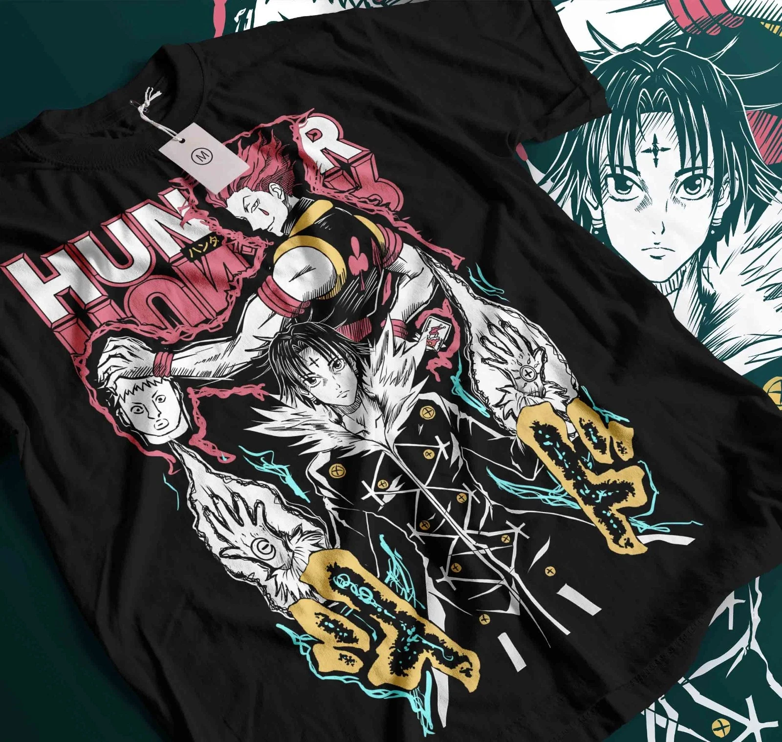 

Hisoka Shirt Hunter X Hunter Manga with HXH Anime Shirt T-shirt for Men and Women Summer Cotton Comfortable Loose Fashion Top