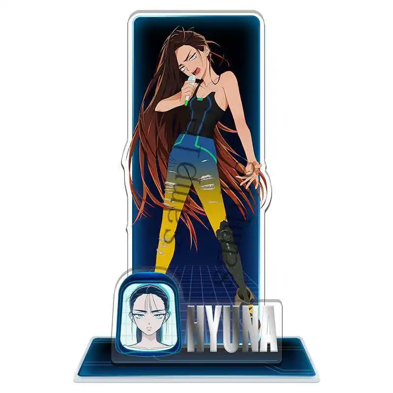 أنيمي الغريبة المرحلة 15 سنتيمتر الاكريليك حامل ميزي سوا حتى لوكا المزدوج الإدراج دبابيس زخارف مكتب الهدايا