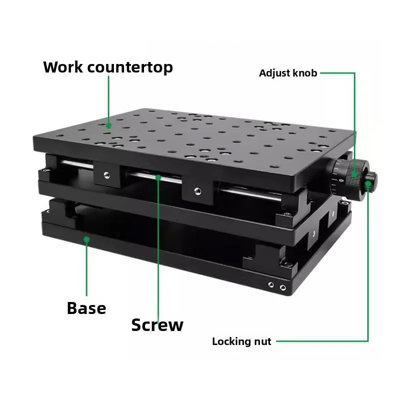 

2D adjustment table XY adjustment table, manual XZ translation table PT-SD711