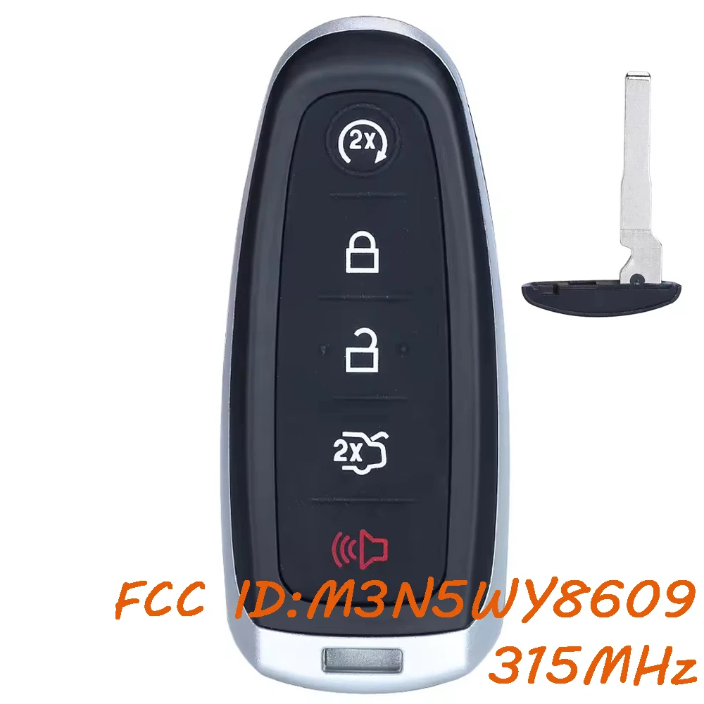 

KEYECU 164-R7995 CJ5T-15K601-Dx брелок с дистанционным управлением для Ford Escape Focus C-max Maverick 2013-2018 M3N5WY8609 315 МГц DST80