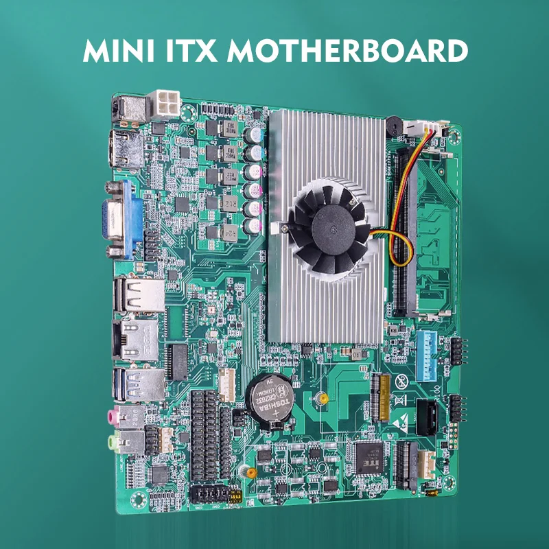 2024 Newest Intel N-Series N95/N100/N200/N300 Mini itx Motherboard with 1*HDMI 1*VGA 2*LAN 2*USB