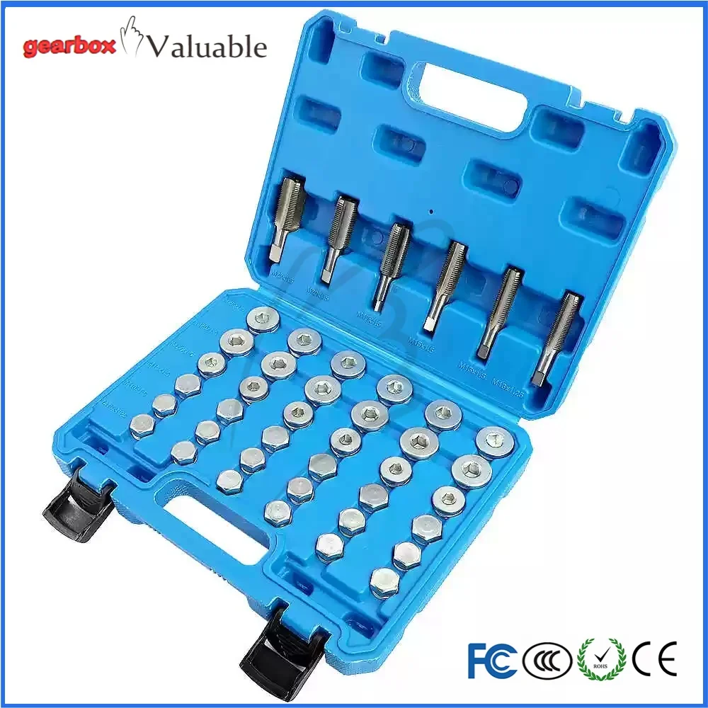 Car oil pan oil drain screw sliding tooth repair tool Oil pan thread repair Oil pan screw M131.5