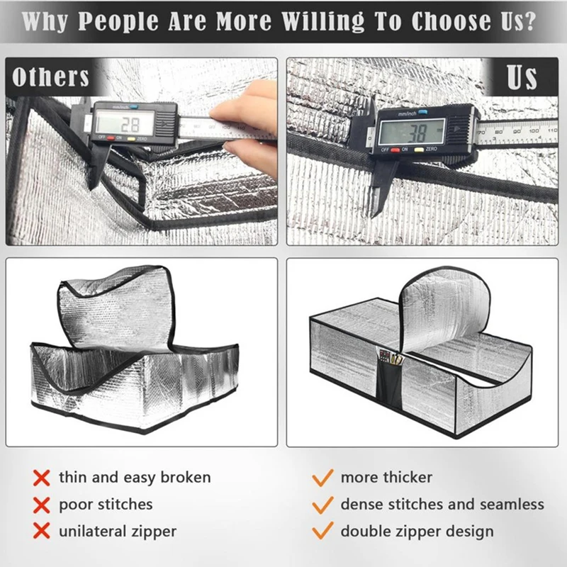 ZIZI العلية الباب سستة غطاء سستة مقاوم للماء غطاء معزول مقاوم للحريق العلية غطاء الباب العلية افتتاح غطاء لفصل الشتاء #5