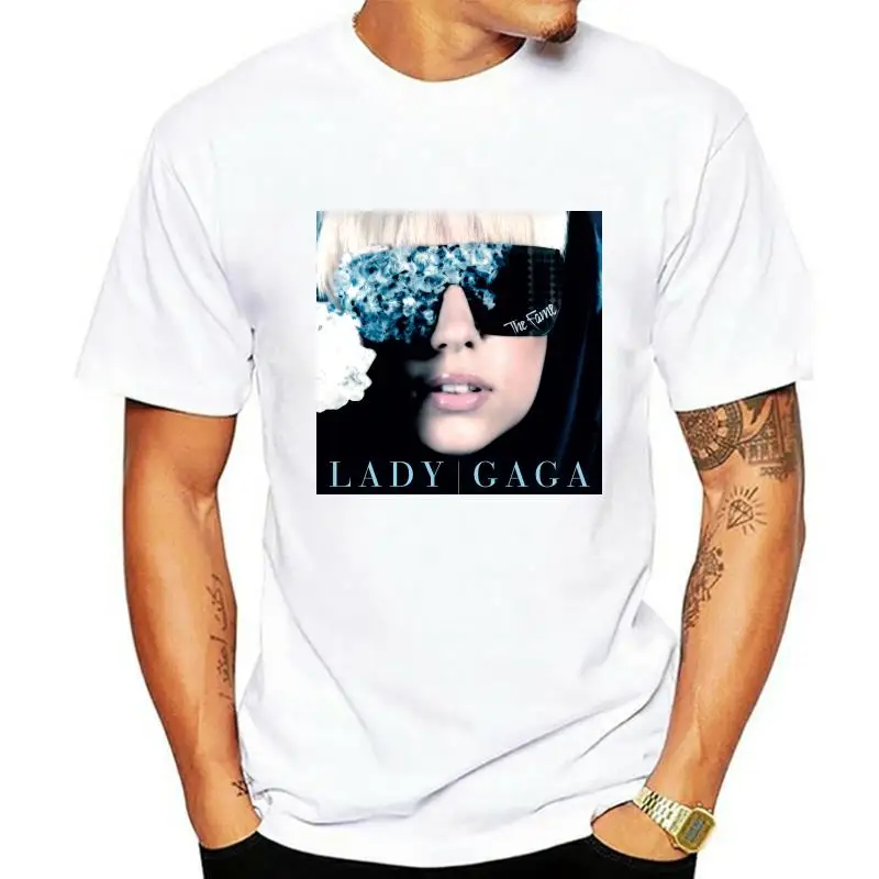 Lady Gaga The Fame Cover Billboard Men's Women's TShirt New Fashion Mens Short Sleeve T-shirt Harajuku T Shirts