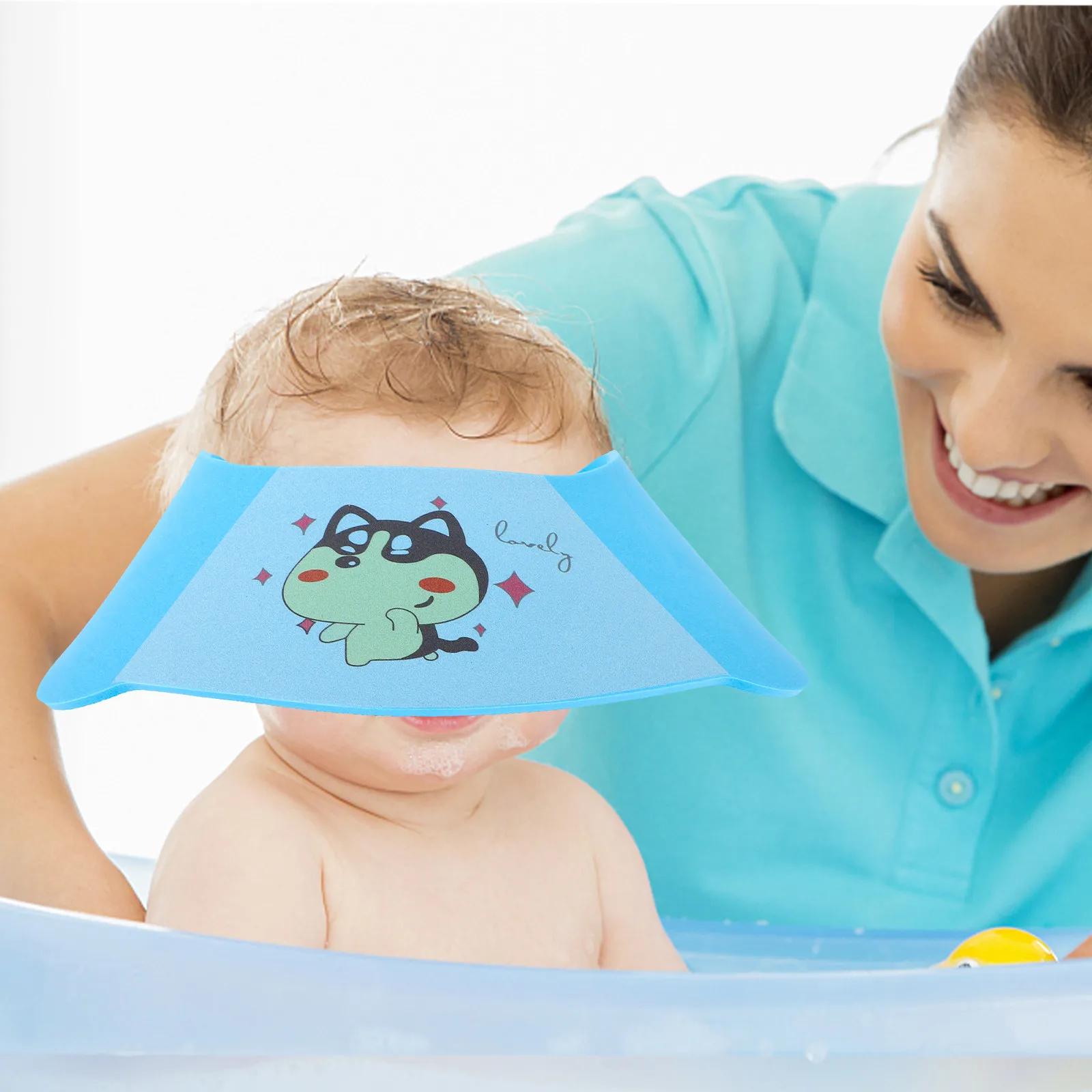 Baby Hair Wash Cap Washing Hat for Toddlers Has Kids Face Protector Shampoo Visor