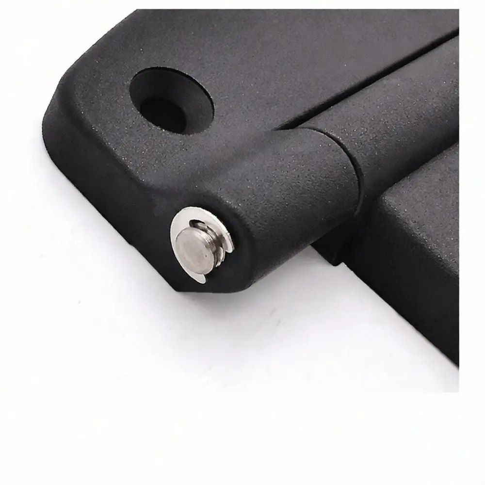 Industrial Equipment Hinge T Shape Nylon Black Mount For Control Box Cabinet Hardware Durable Machine Pivot Accessory
