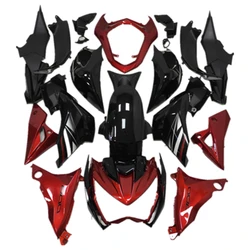 For Kawasaki Full Fairing Kit Z800 2013 2014 2015 2016 Bodywork Cowling Bright black and red gradient style
