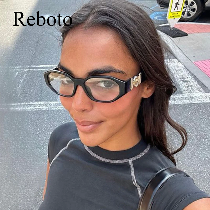 Kalın Çerçeve Mavi Işık Gözlük Erkek Kadın Moda Kare Bilgisayar Şeffaf Lens Gözlük Kadın Lüks Marka Büyük Gözlük TR90